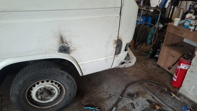 Restaurierung VW T3 – Karosseriearbeiten, Foto 6