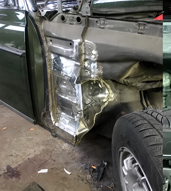 Mercedes-Benz W123 – Arbeiten an der Karosserie – Foto 9